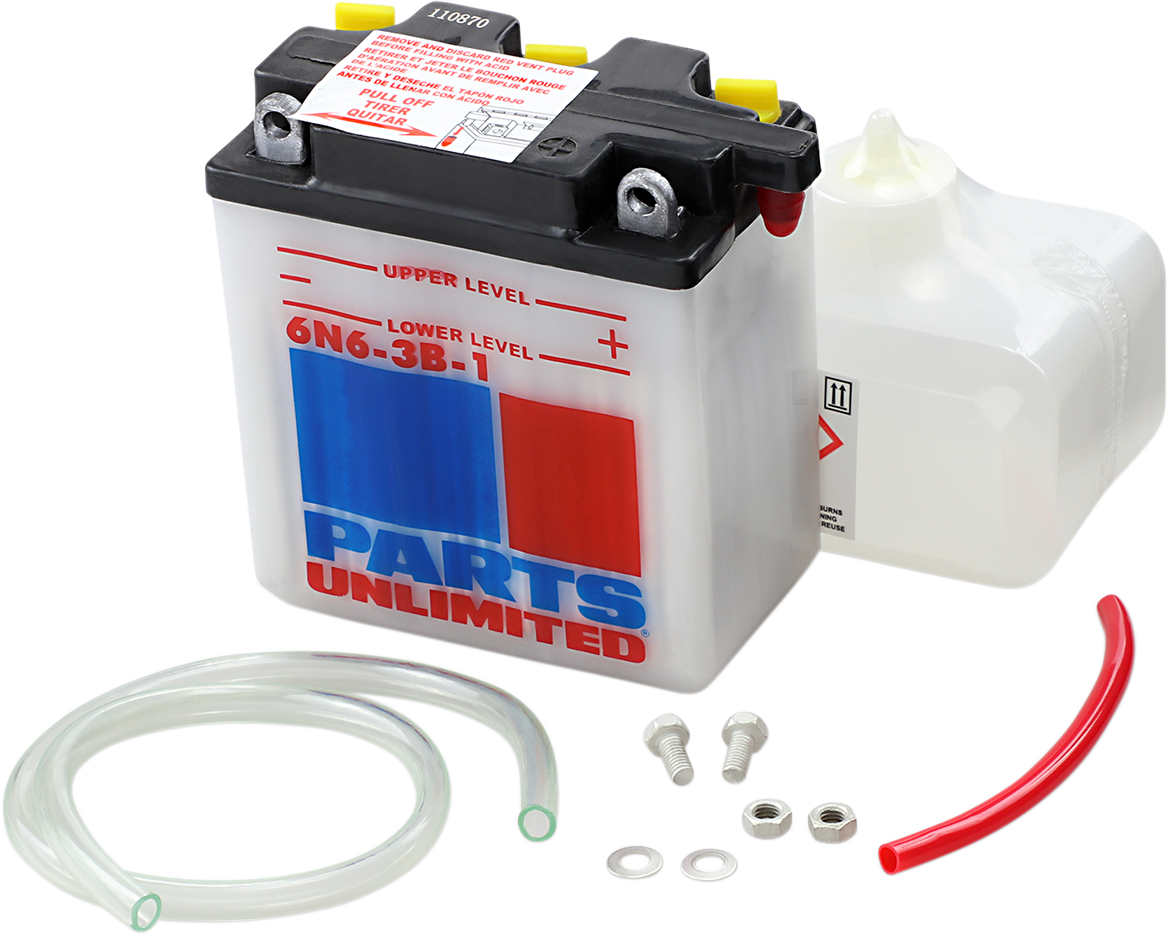 PARTS UNLIMITED Battery - 6N6-3B-1 6N6-3B-1-FP