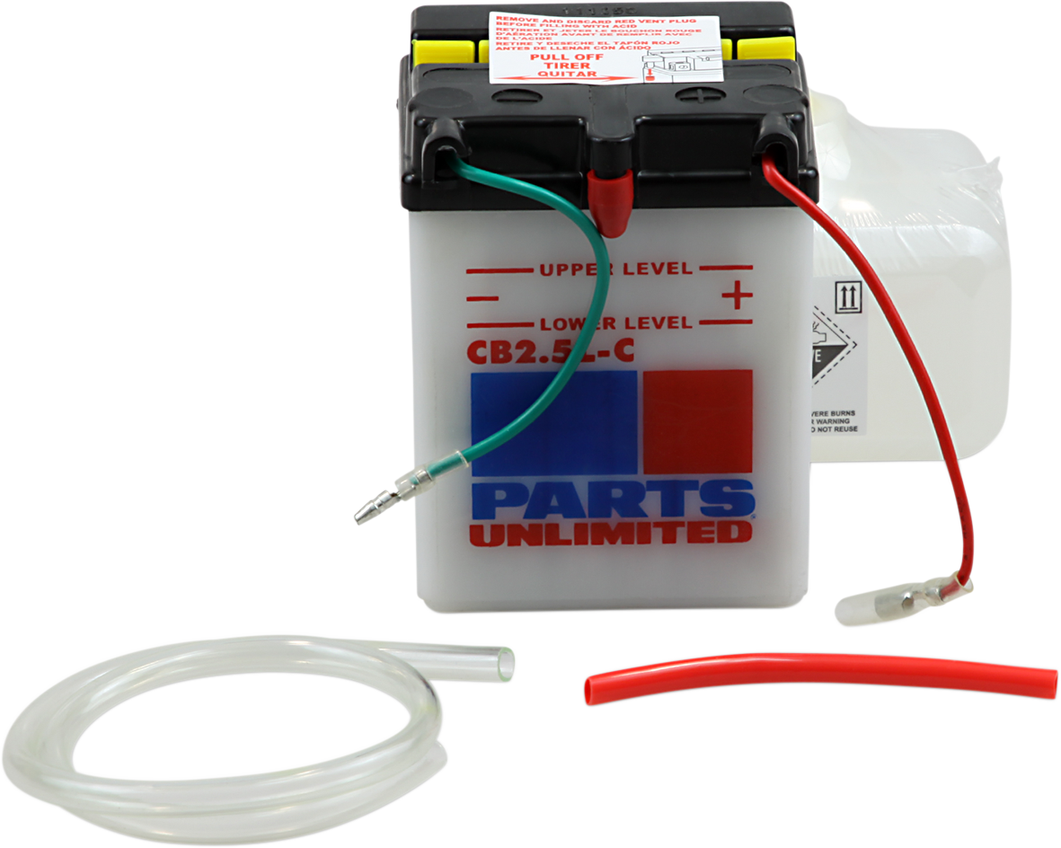 PARTS UNLIMITED Battery - YB2.5L-C CB2.5L-C-FP