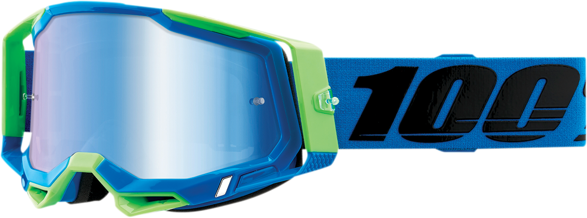 100% Racecraft 2 Goggle - Fremont - Blue Mirror Lens 50121-250-12