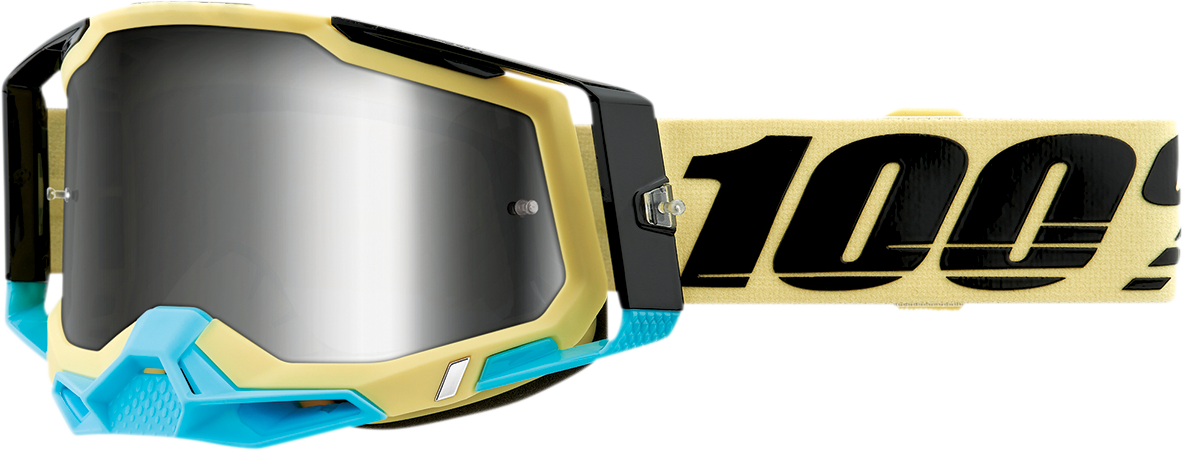 100% Racecraft 2 Goggle - Airblast - Silver Mirror Lens 50121-252-11