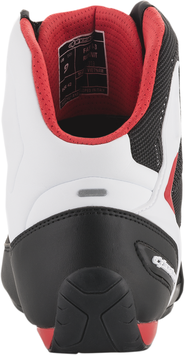 Alpinestars Faster-3 Rideknit® Shoes - Black/White/Red