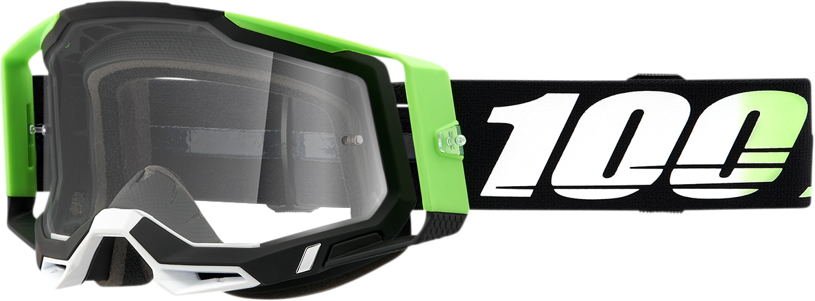 100% Racecraft 2 Goggle - Kalkuta - Clear Lens 50009-00006
