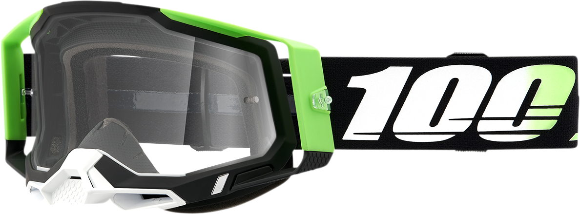 100% Racecraft 2 Goggle - Kalkuta - Clear Lens 50009-00006