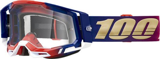 100% Racecraft 2 Goggle - United - Clear Lens 50009-00009