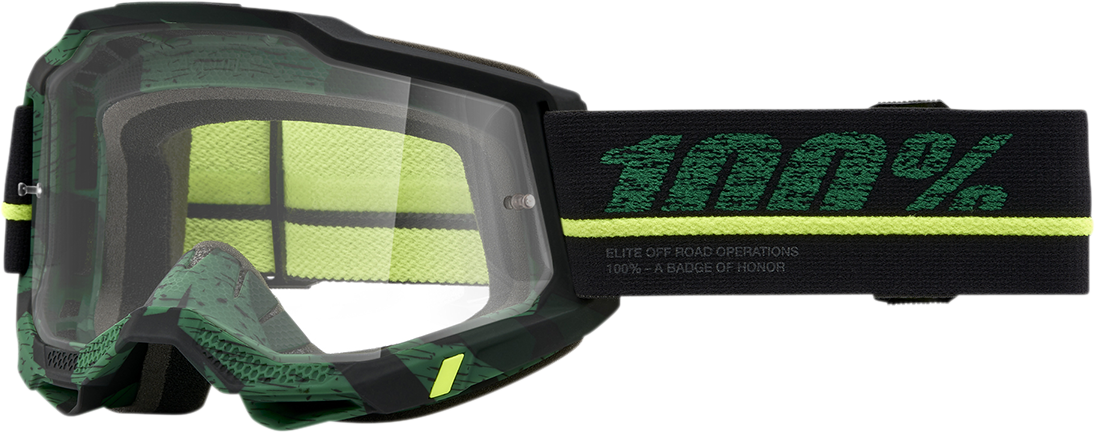 100% Accuri 2 Goggle - Overlord - Clear Lens 50013-00011