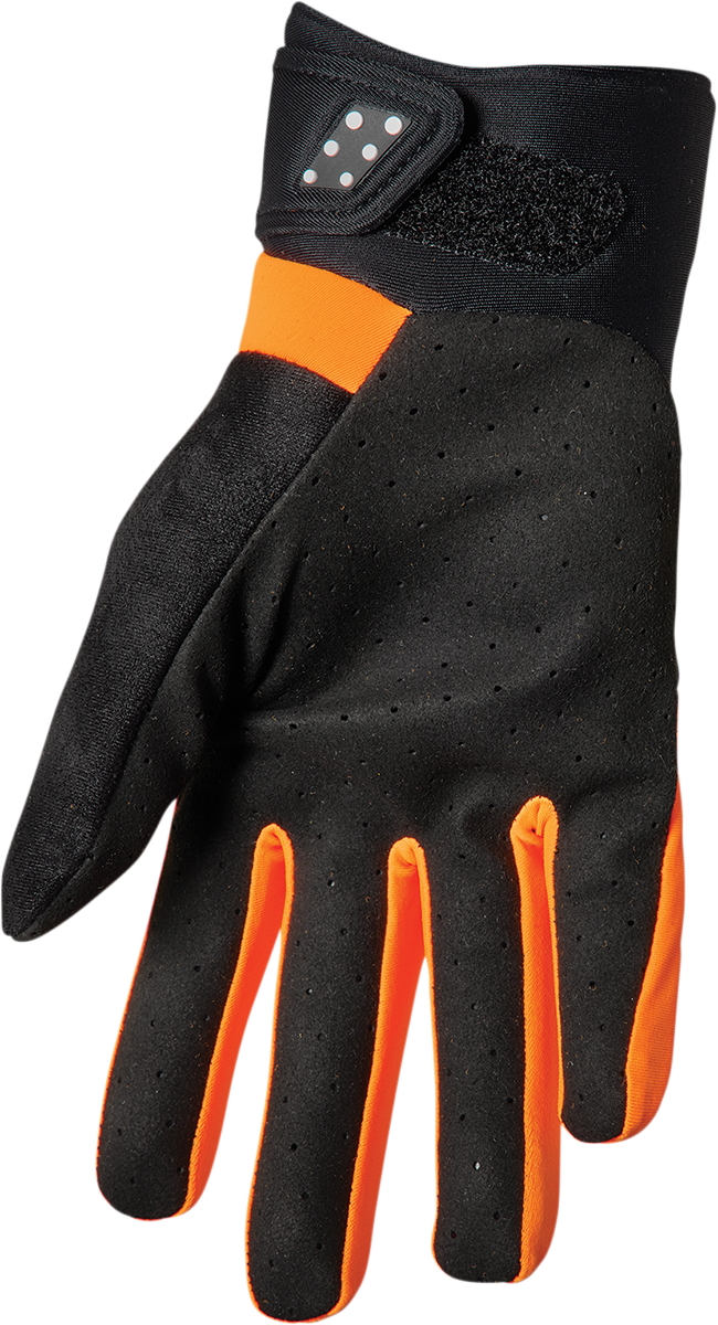 Thor Spectrum Cold Weather Gloves - Orange/Black