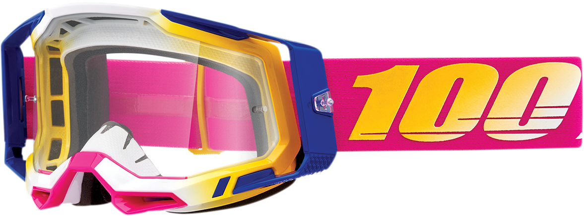 100% Racecraft 2 Goggle - Mission - Clear Lens 50009-00012