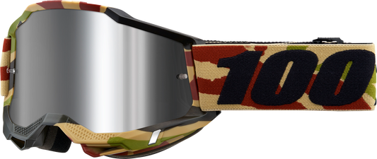100% Accuri 2 Goggle - Mission - Silver Flash Mirror Lens 50014-00021