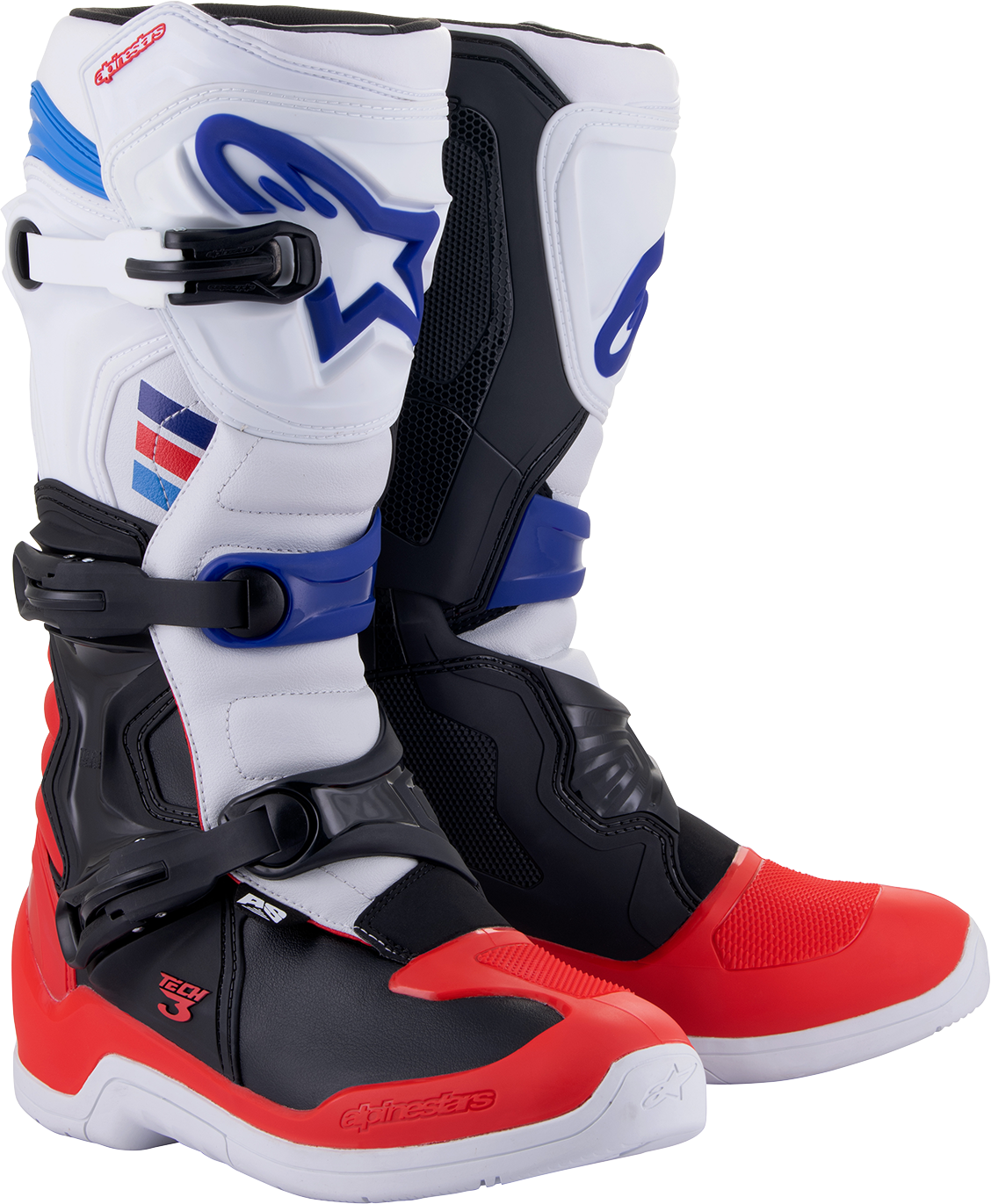 ALPINESTARS Tech 3 Boots - White/Red/Black - US 7 2013018-2307-7