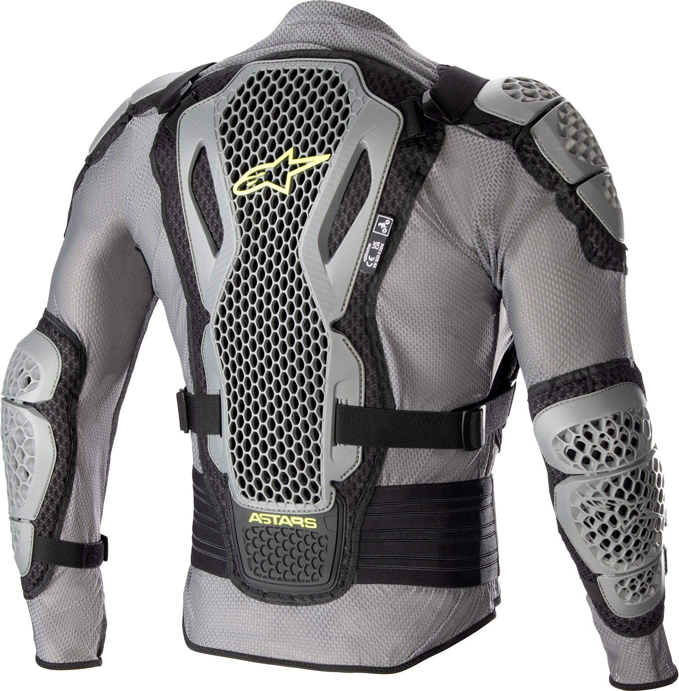 ALPINESTARS Bionic Action v2 Protection Jacket - Gray/Black/Yellow - Small 6506823-915-S