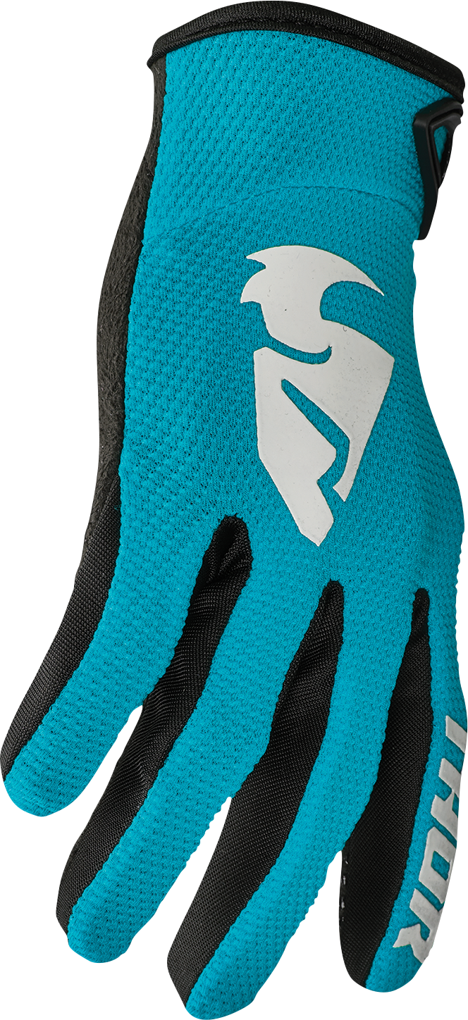 Thor Women's Sector Gloves - Aqua/Vintage White