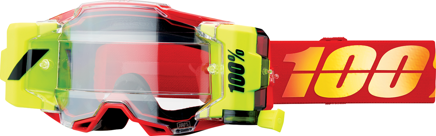 100% Armega Forecast Goggle - Roll-Off - Nuketown - Clear Lens 50006-00004