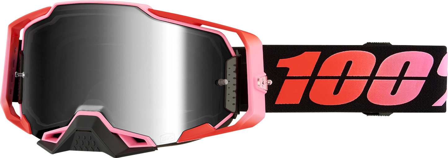 100% Armega Goggle - Guerlin - Silver Mirror Lens 50005-00023