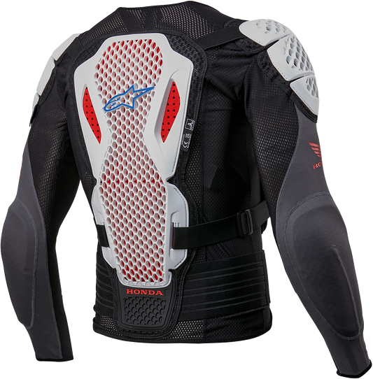 Alpinestars Honda Bionic Plus v2 Protection Jacket - Black/White/Blue/Bright Red