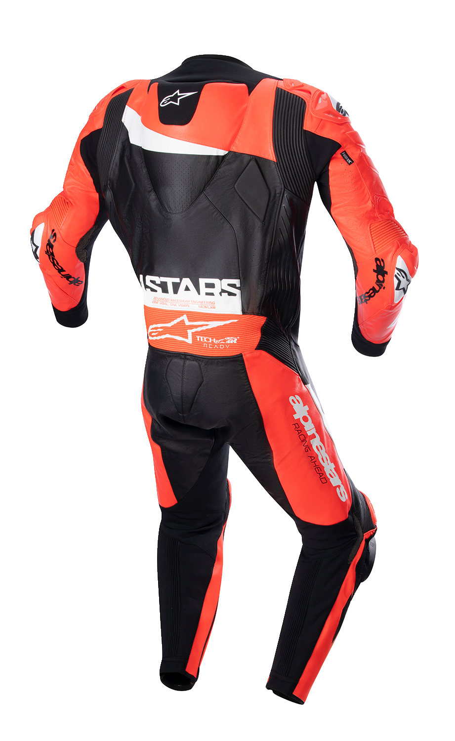 ALPINESTARS GP Plus v4 Leather Suit - Black/Red Fluo/White - US 40 / EU 50 3150523132150