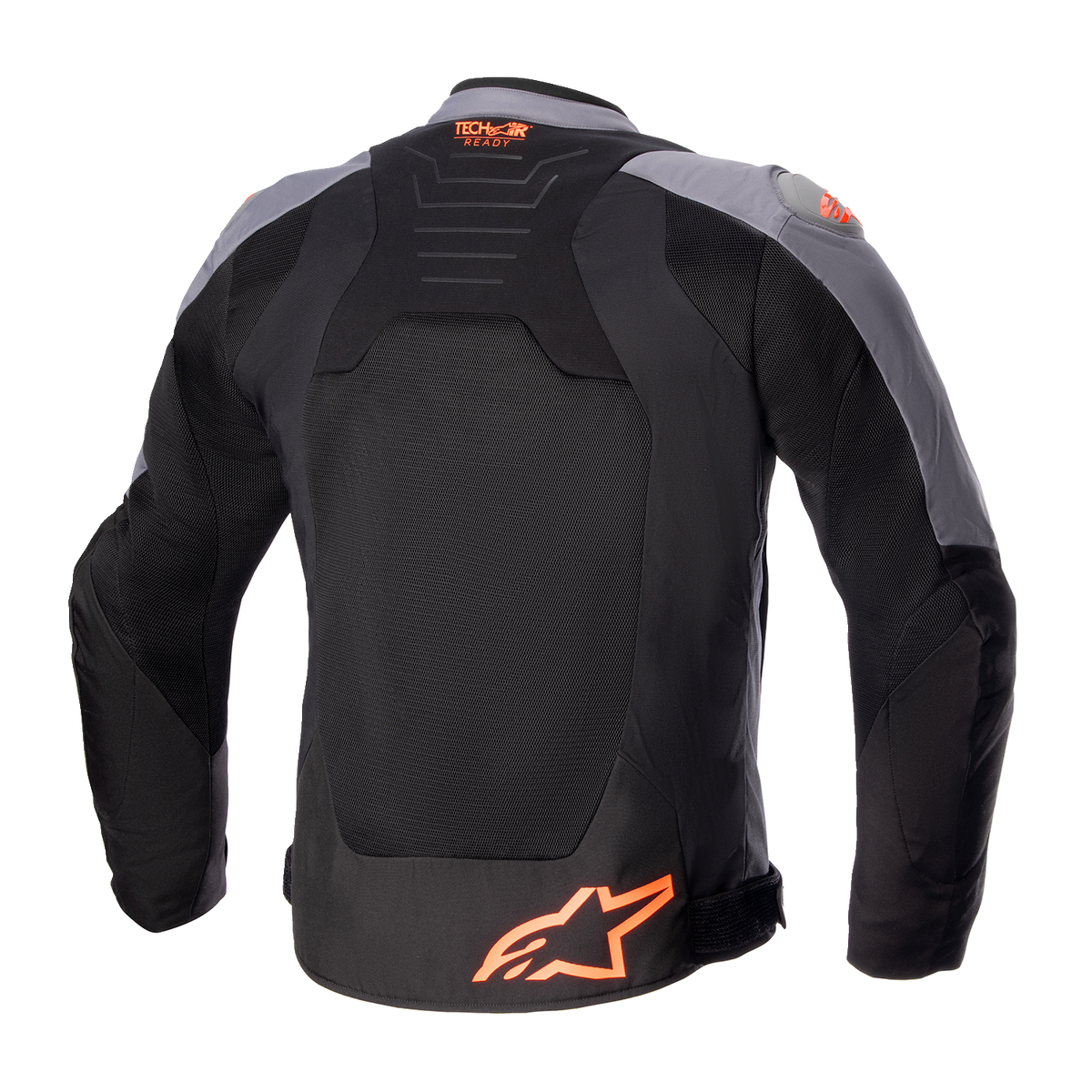 Alpinestars SMX Air Jacket - Dark Gray/Black/Orange Fluo