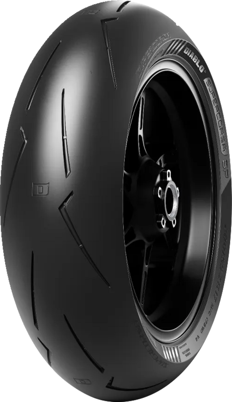 PIRELLI Tire - Diablo* Supercorsa SP-V4 - Rear - 180/55ZR17 - (73W) 4123200