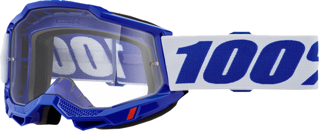 100% Accuri 2 OTG Goggle - Blue - Clear Lens 50018-00007