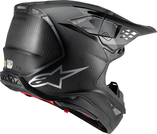 Alpinestars Supertech M10 Helmet - Fame - MIPS - Black Carbon