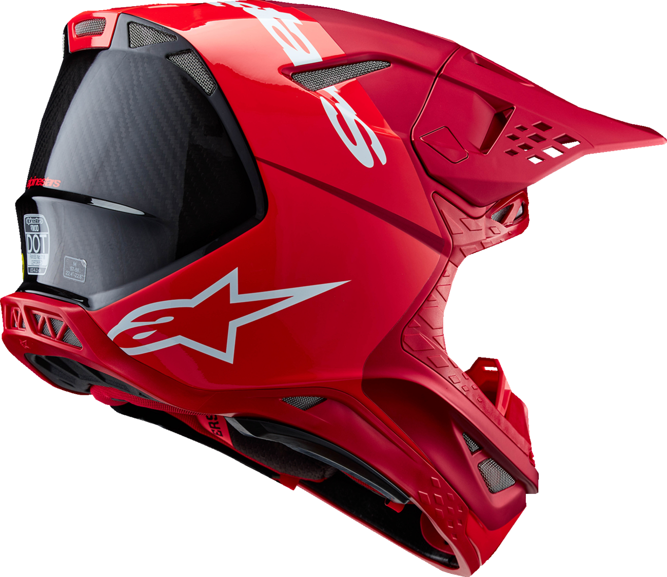 ALPINESTARS Supertech M10 Helmet - Flood - MIPS? - Red Fluo/Red - XS 8301023-3003-XS