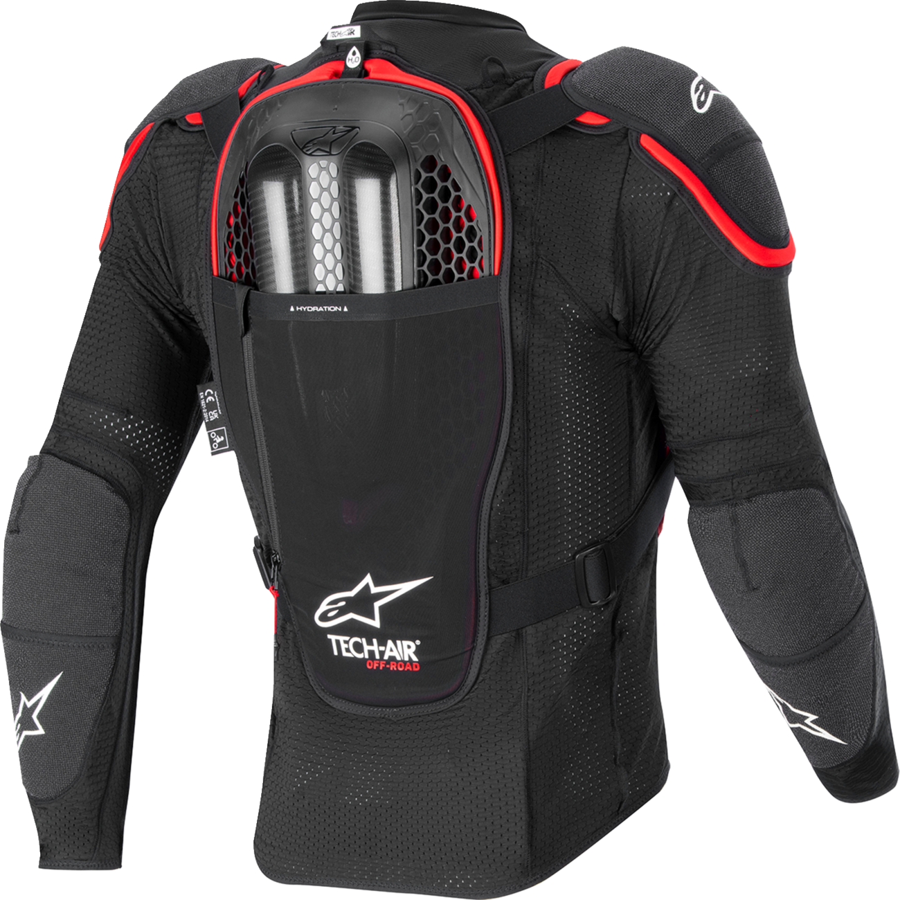 ALPINESTARS TECH-AIR Tech-Air? Off-Road System - Black/Red - Small 6507123-13-S