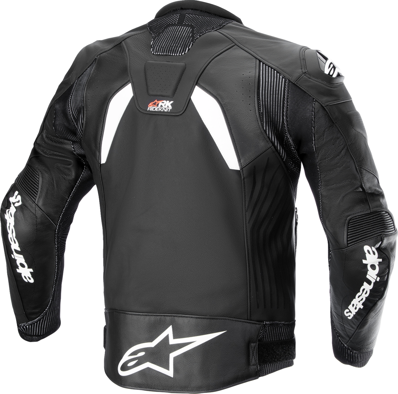ALPINESTARS GP Plus R v4 Rideknit? Leather Jacket - Black/White - US 38 / EU 48 3100324-12-48