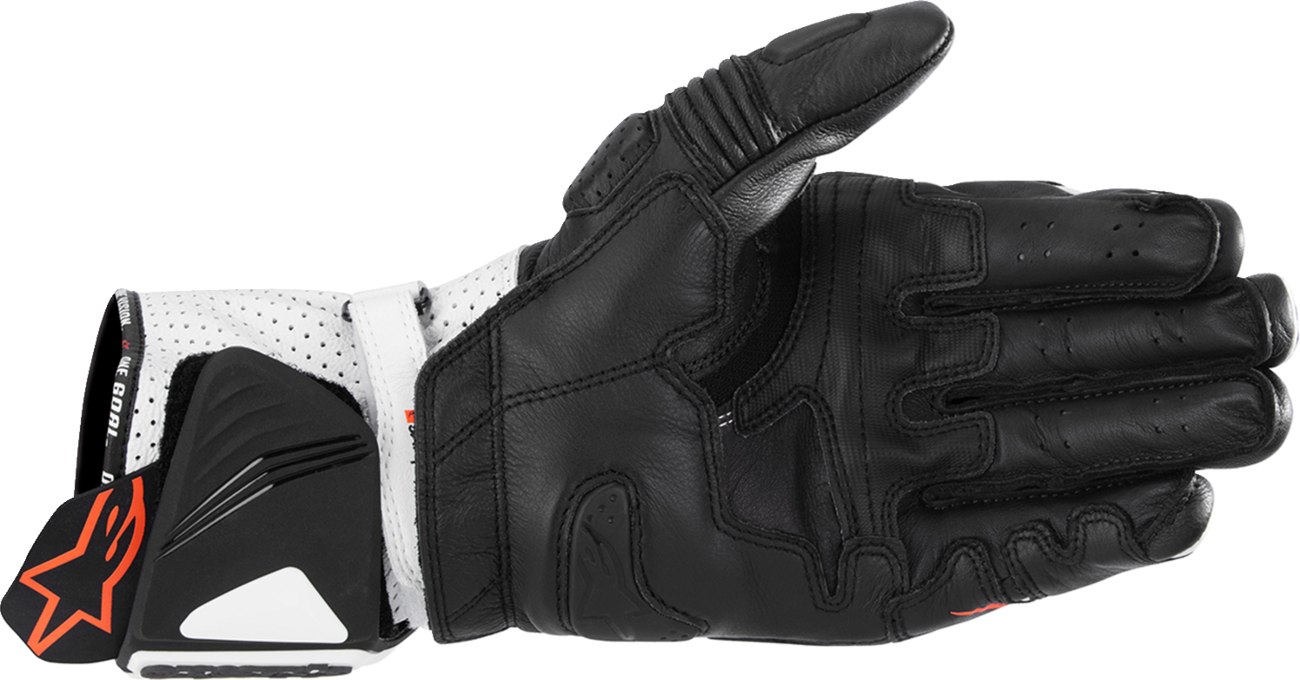ALPINESTARS GP Pro R4 Gloves - Black/White - Small 3556724-12-S
