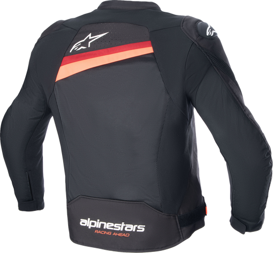 Alpinestars T-GP Plus R v4 Airflow Jacket - Black/Red Fluo