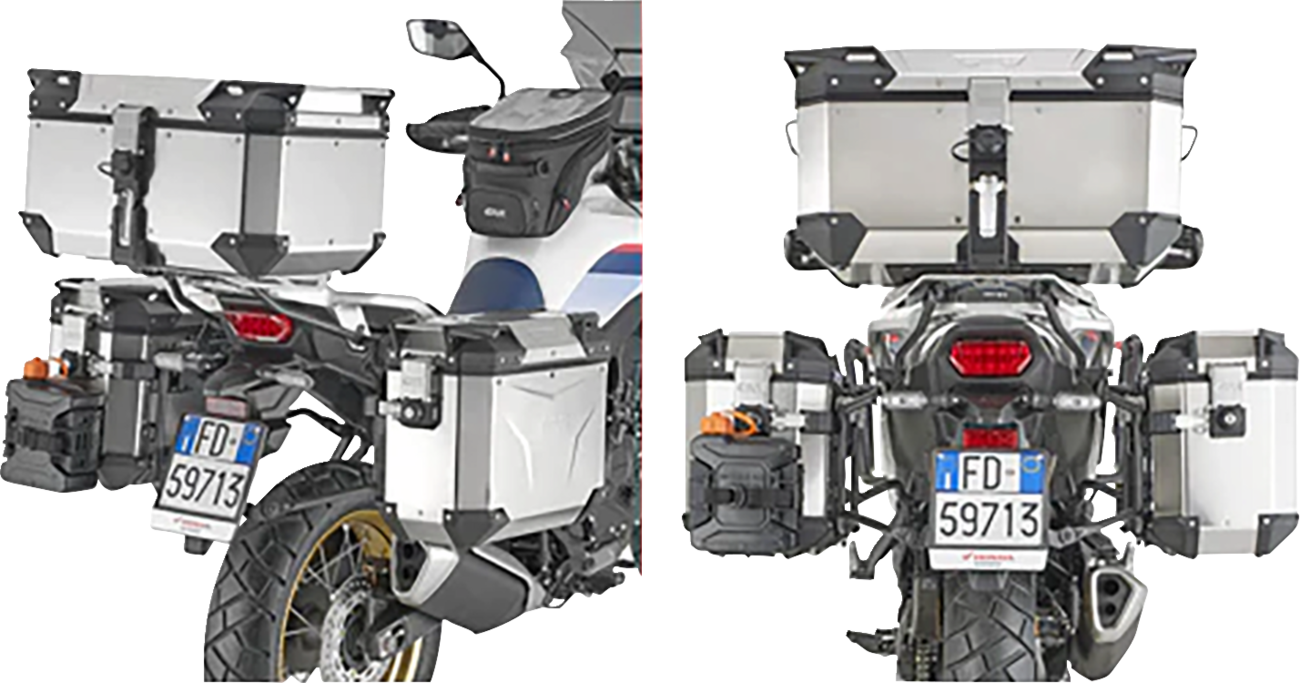 GIVI Pannier Holder - Side Case Hardware - Silver PLO1201CAM