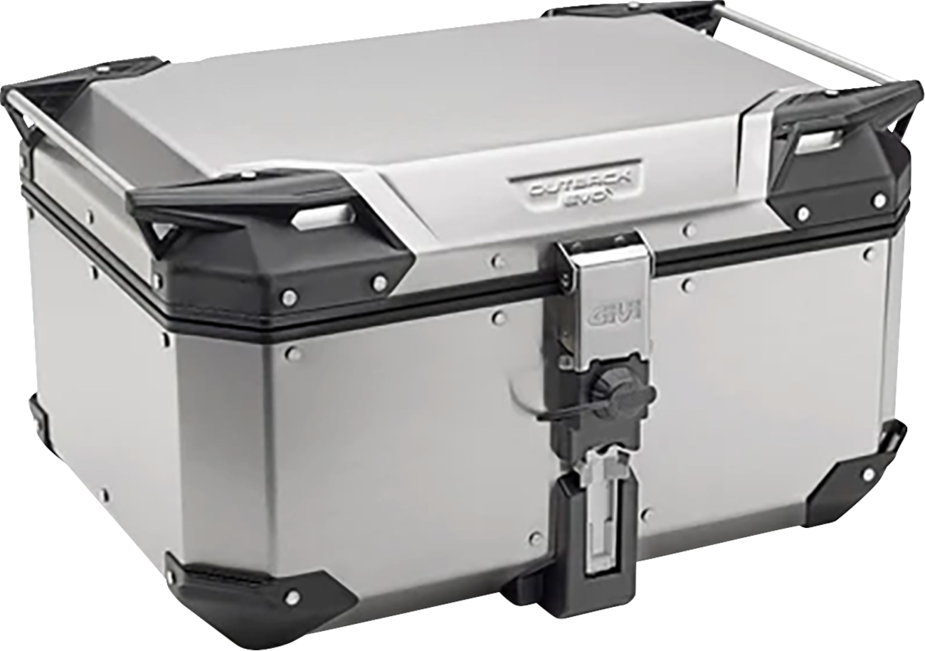 GIVI Outback Evo Top Case - 58 Liter - Silver OBKE58AA