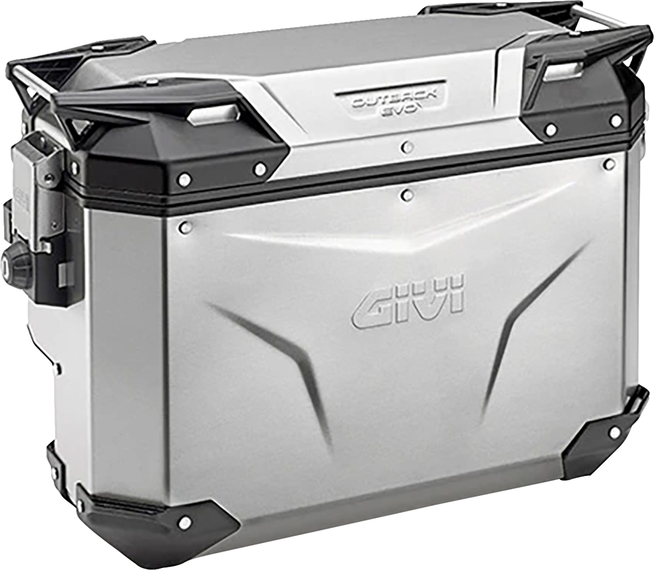 GIVI Outback Evo Side Case - Right - 33 Liter - Silver OBKES33ARA