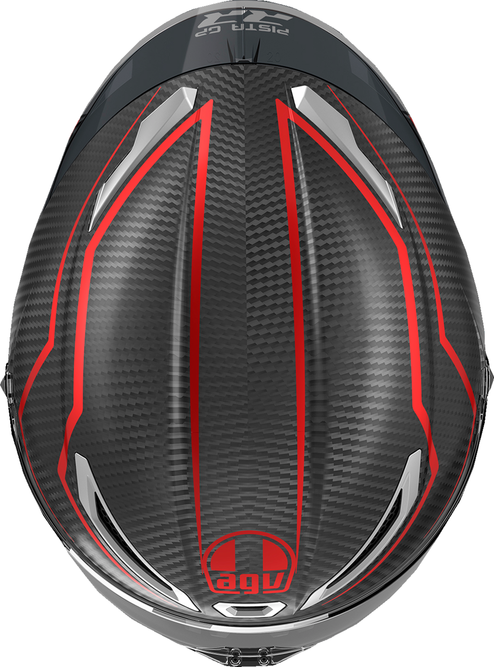 AGV Pista GP RR Helmet - Intrepido - Matte Carbon/Black/Red - Medium 2118356002-019-M