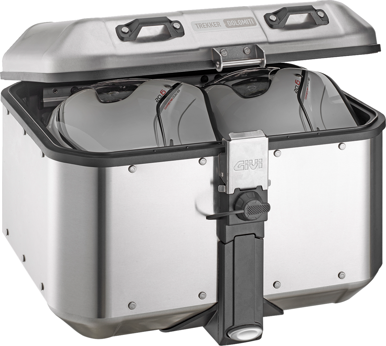 GIVI Dolomiti Monokey Top Case - 46L - Silver DLM46A