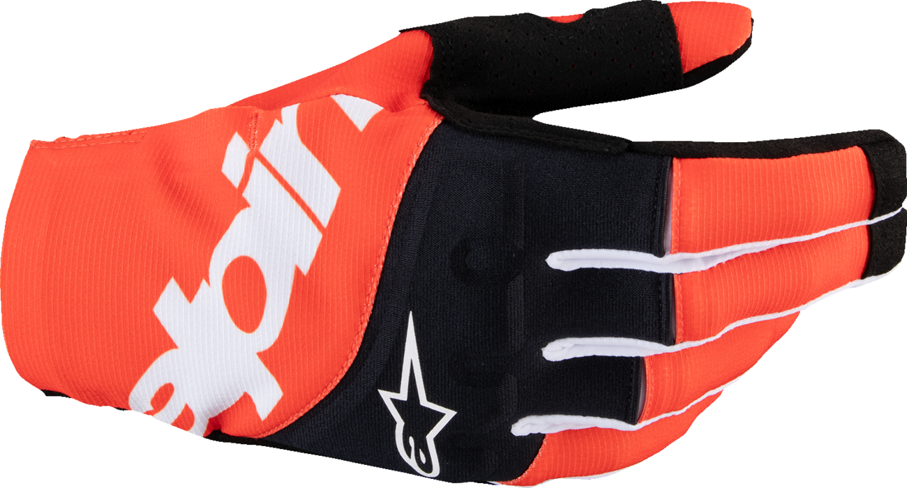 ALPINESTARS Techstar MX Gloves - Black/Hot Orange - 2XL 3560125-1041-2XL