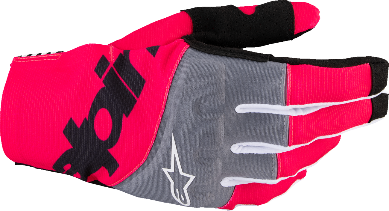 ALPINESTARS Techstar MX Gloves - Black/Fluo Pink - 2XL 3560125-1390-2XL