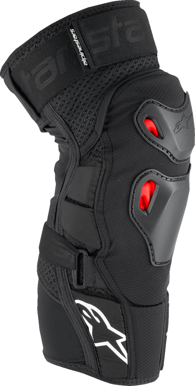 ALPINESTARS Bionic Pro Plasma Knee Protectors - Black/Red/White - L/XL 6503125-132-LXL
