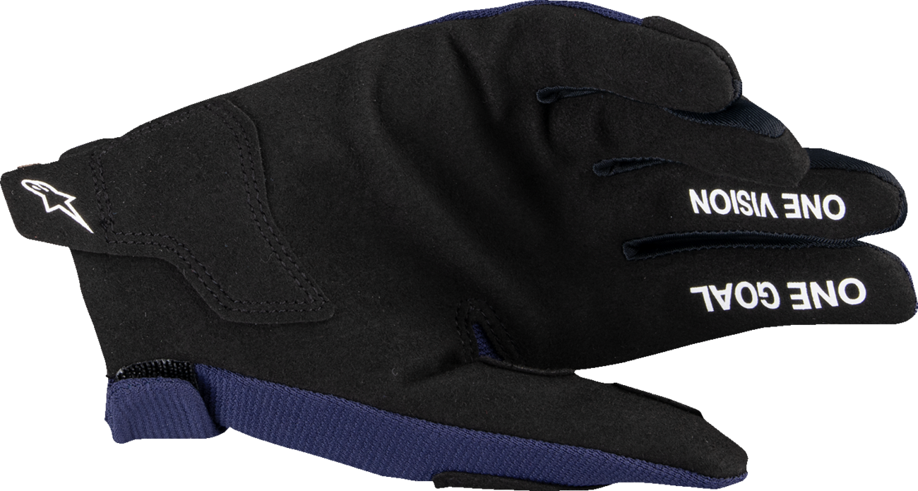 ALPINESTARS Youth Radar MX Gloves - Night Navy/White - Large 3541824-7120-L