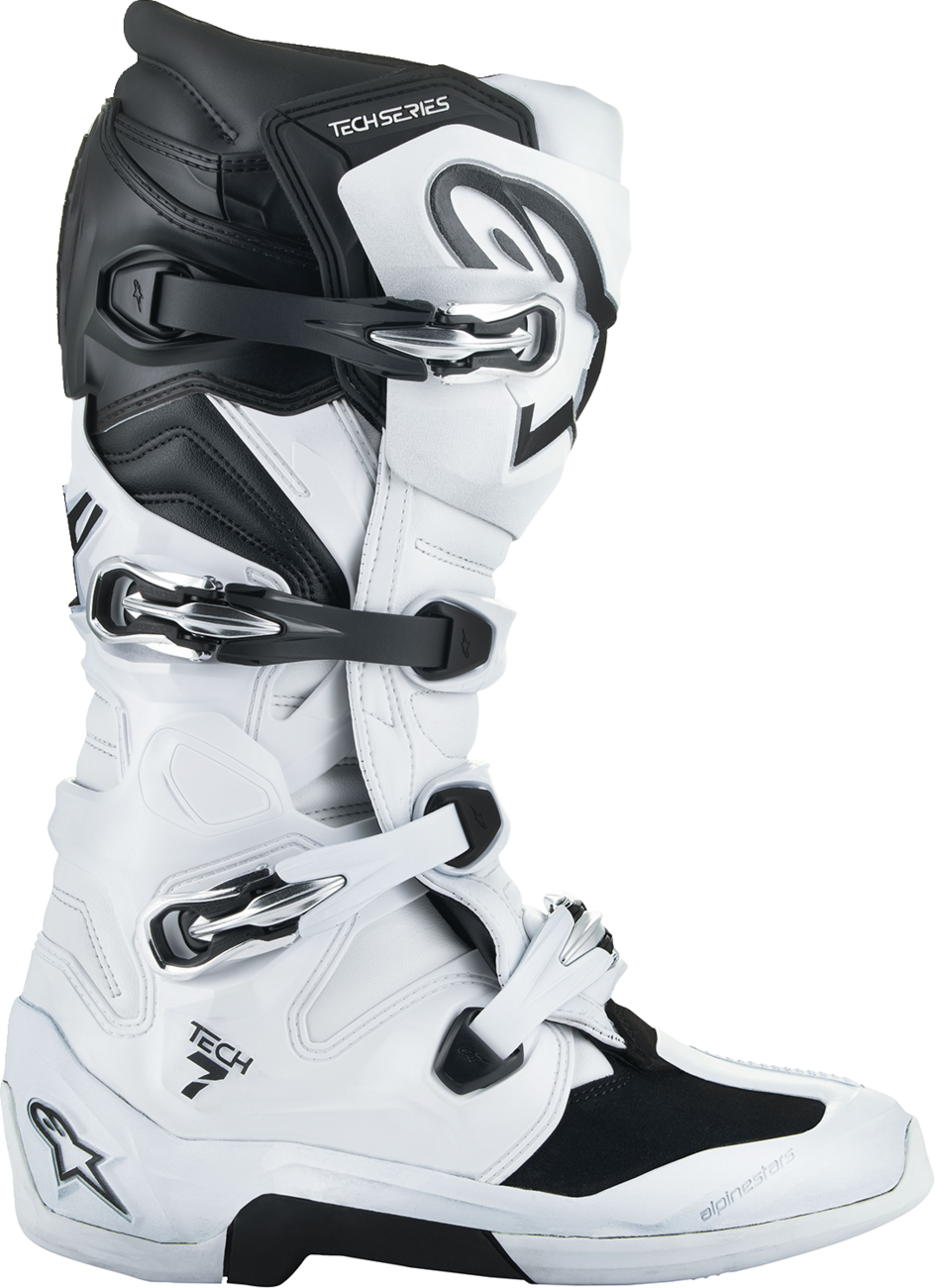 ALPINESTARS Tech 7 Boots - White/Black - US 6 2012025-21-6