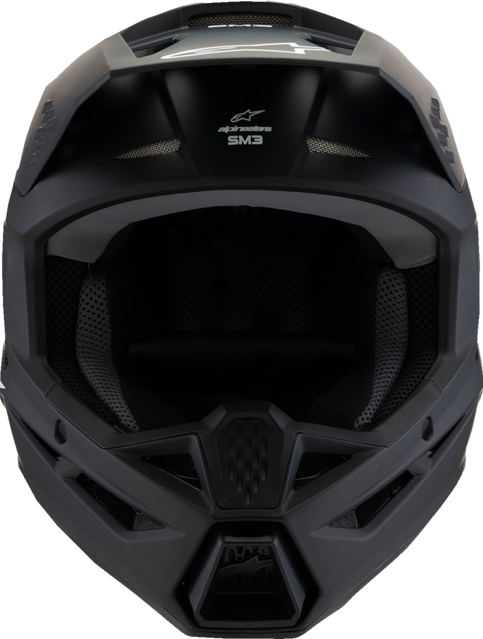 ALPINESTARS Youth SM3 Helmet - Solid - Matte Black - Medium 8302225-110-YM