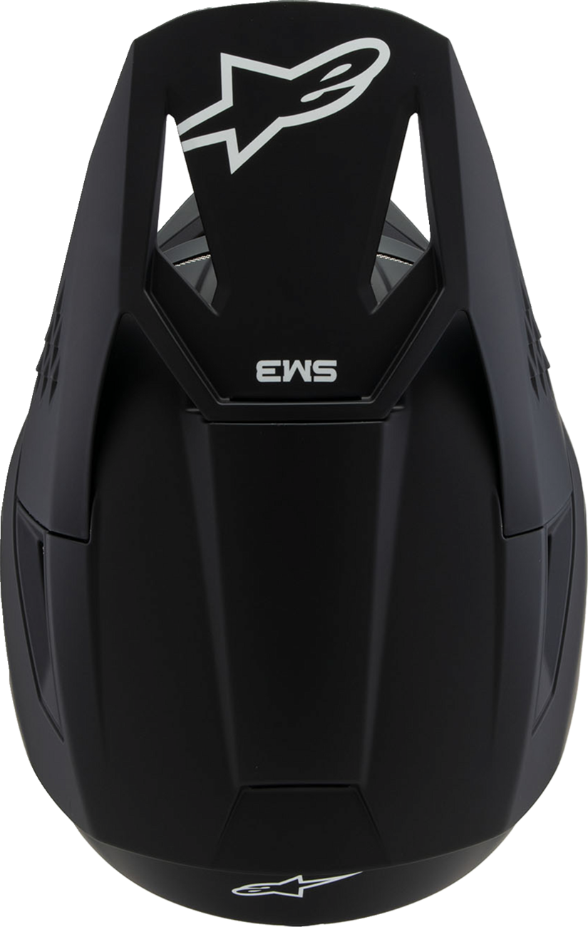 ALPINESTARS Youth SM3 Helmet - Solid - Matte Black - Medium 8302225-110-YM