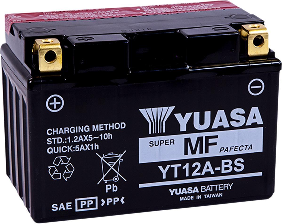 YUASA AGM Battery - YT12A-BS - .49 L YUAM32ABS