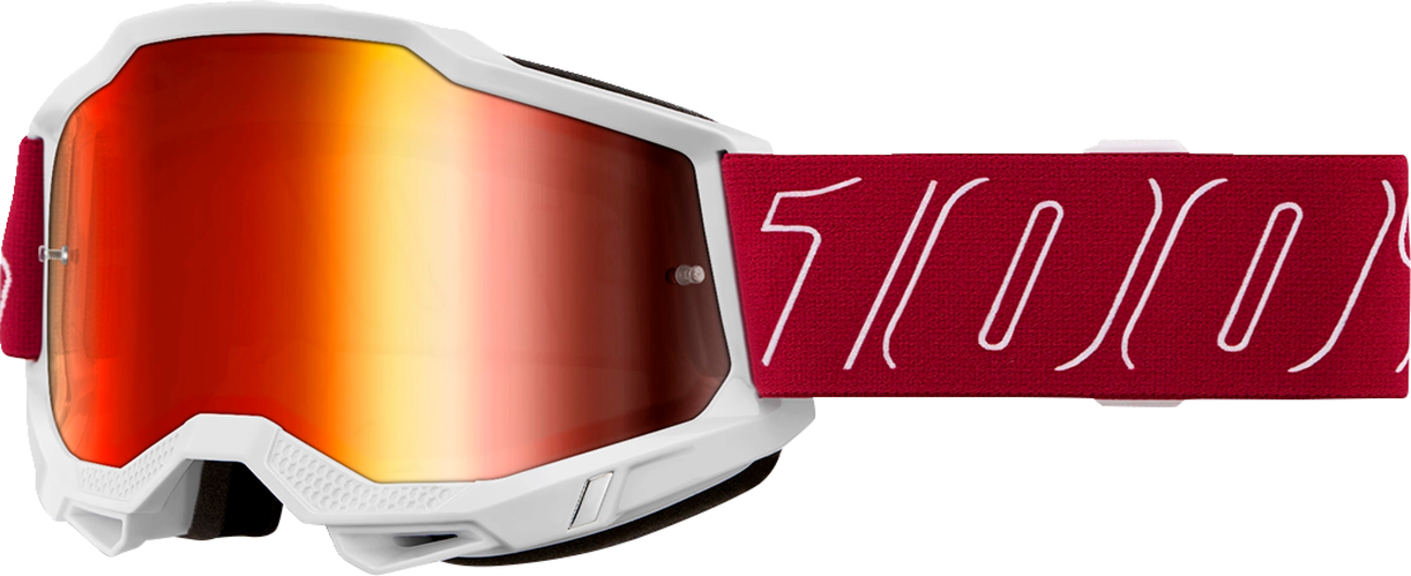 100% Accuri 2 Goggle - Redline - Red Mirror Lens 50014-00051