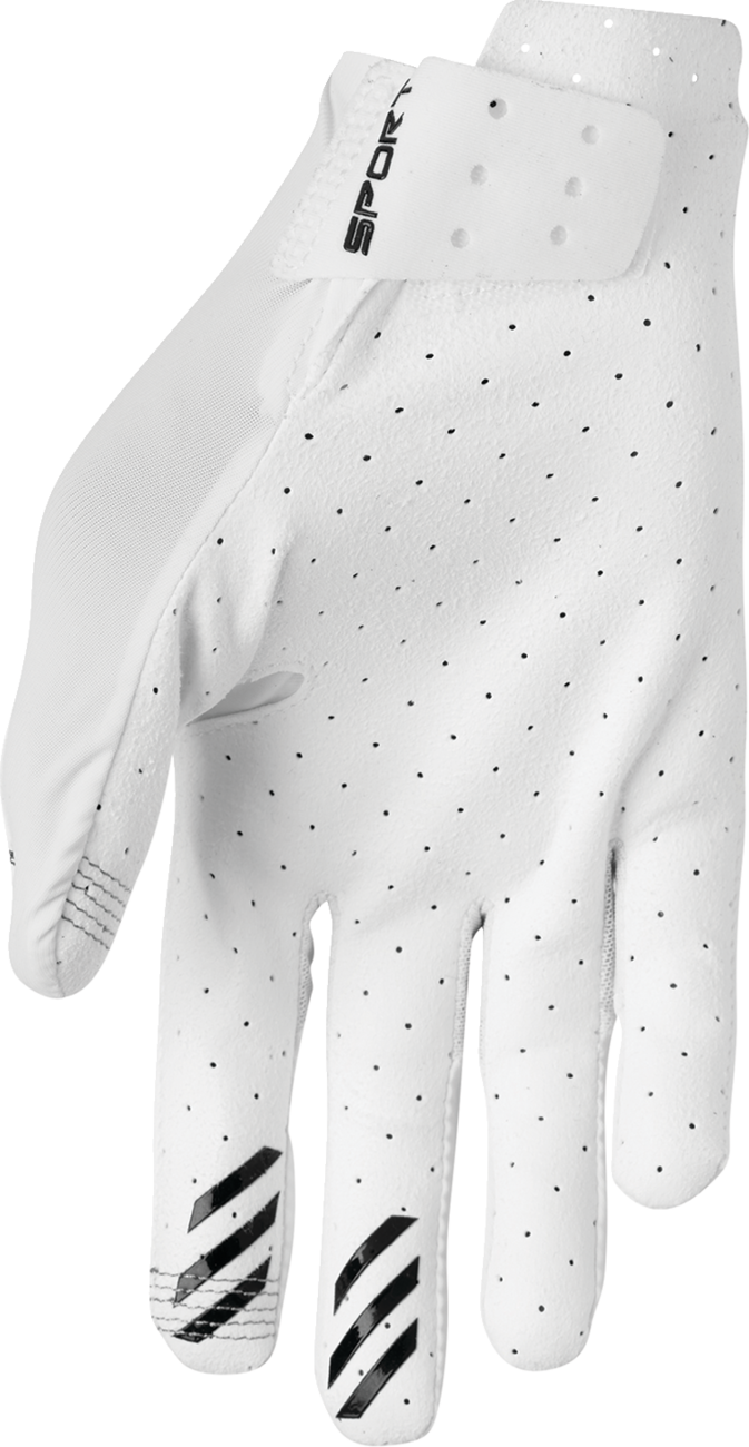Thor Sportmode Vented Gloves - Iconic White