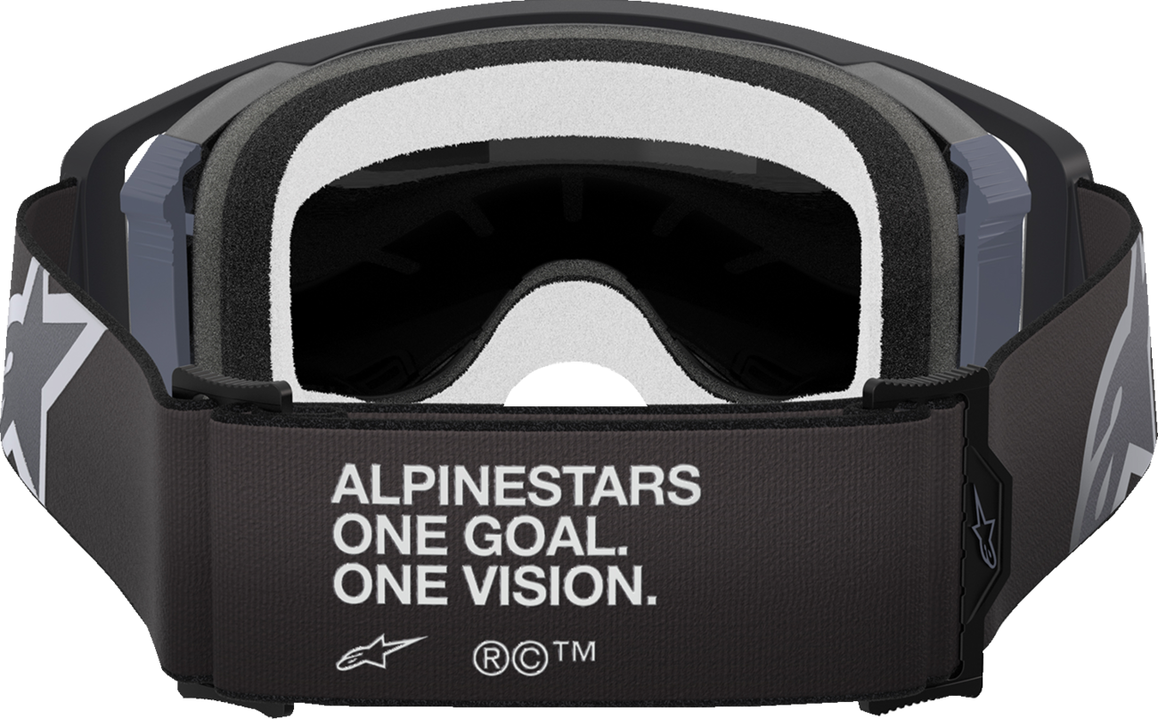 ALPINESTARS GOGGLES Supertech Goggle - Corp - Black/Gray - ABS Vision - Silver Mirror 5100325-1513