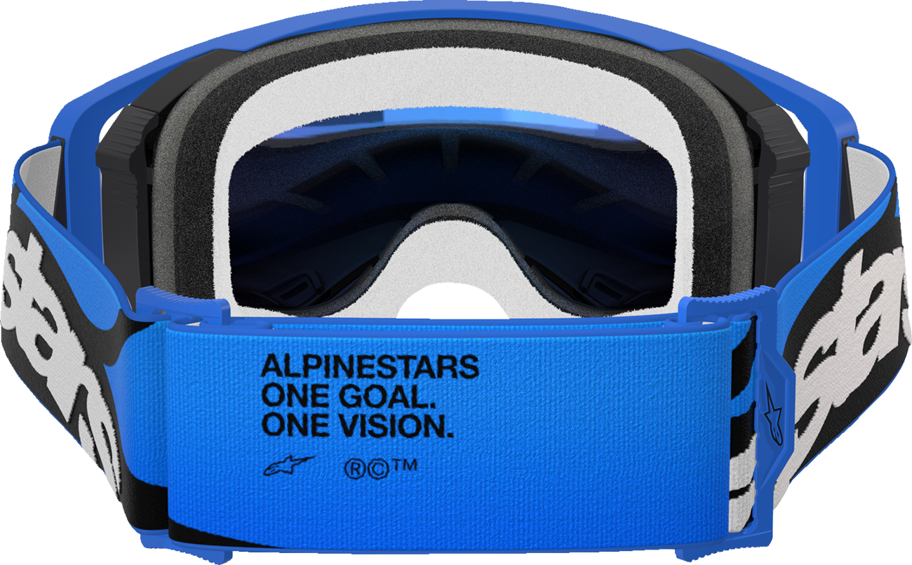 ALPINESTARS GOGGLES Supertech Goggle - Stream - Blue - Blue Mirror 5100625-7271