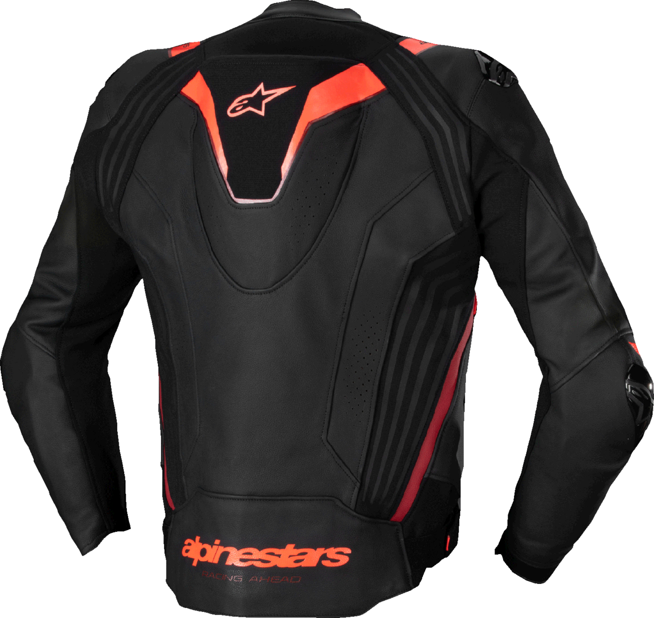 ALPINESTARS Missile v3 Ignition Leather Jacket - Black/Red Fluo/Dark Red - US 40 / EU 50 3100325-1365-50