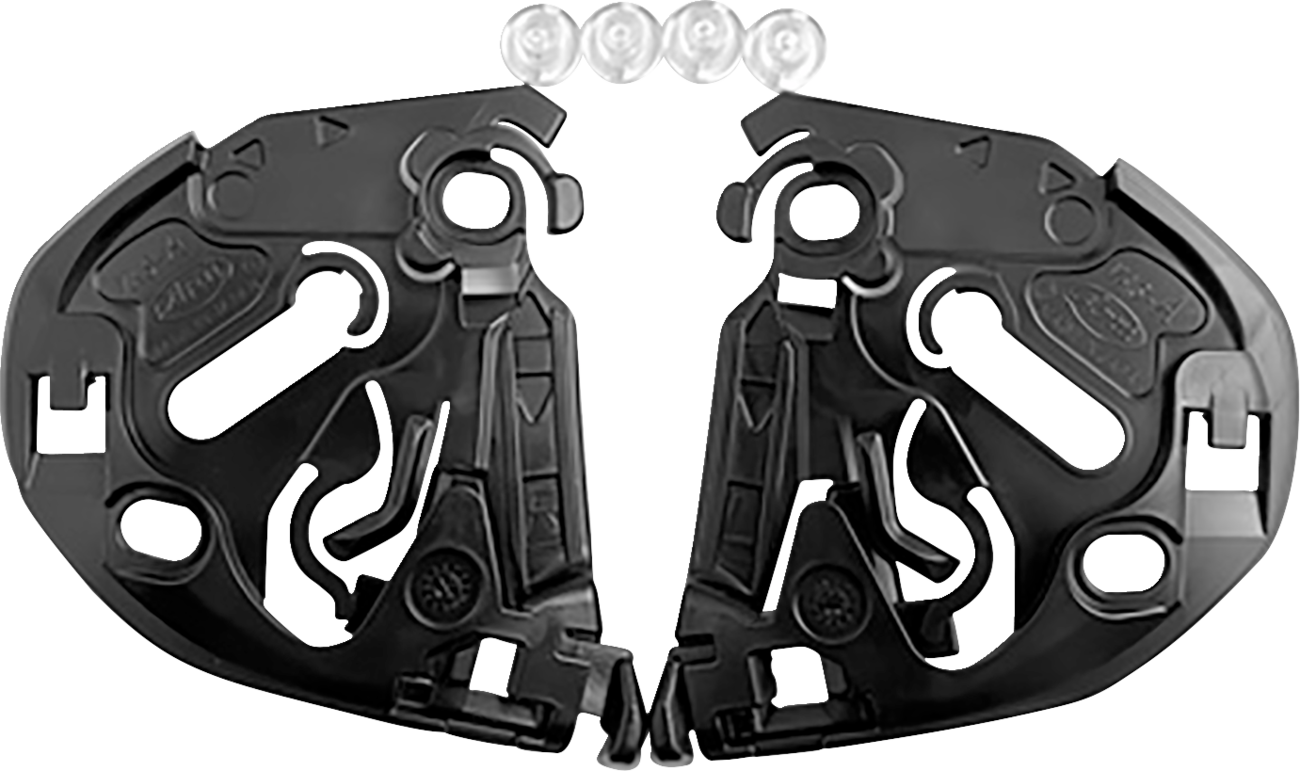 ARAI HELMETS VAS-A Base Plates - Black 021075