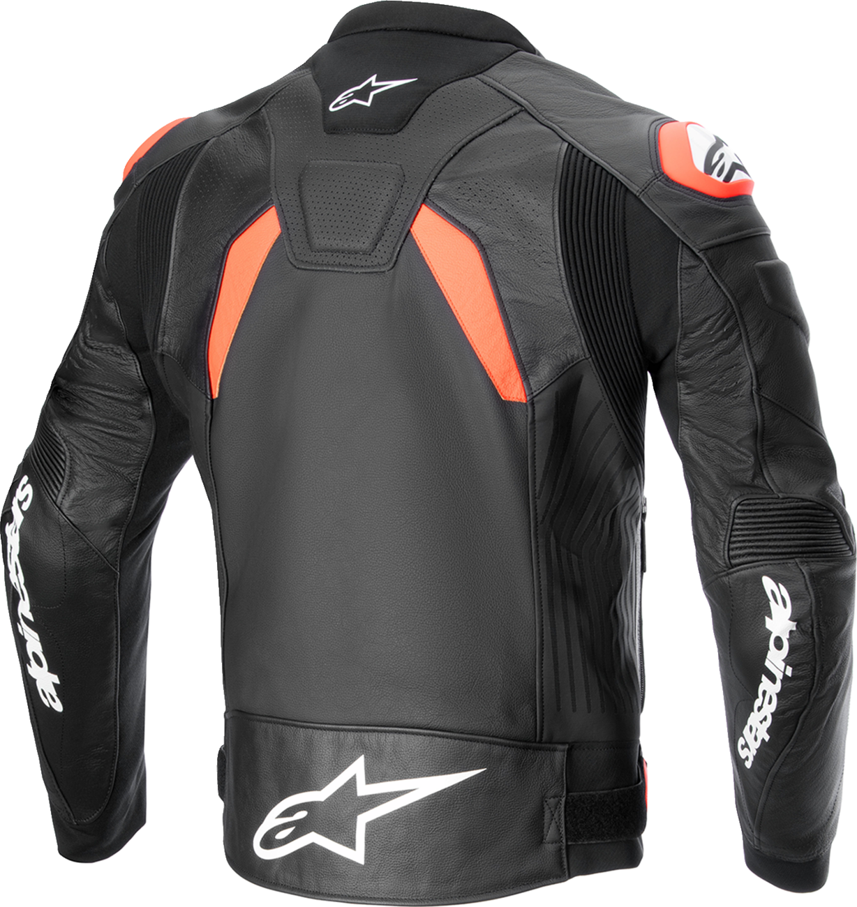 ALPINESTARS GP Plus R v4 Airflow Leather Jacket - Black/Red Fluo/White - US 42 / EU 52 3100624-1321-52