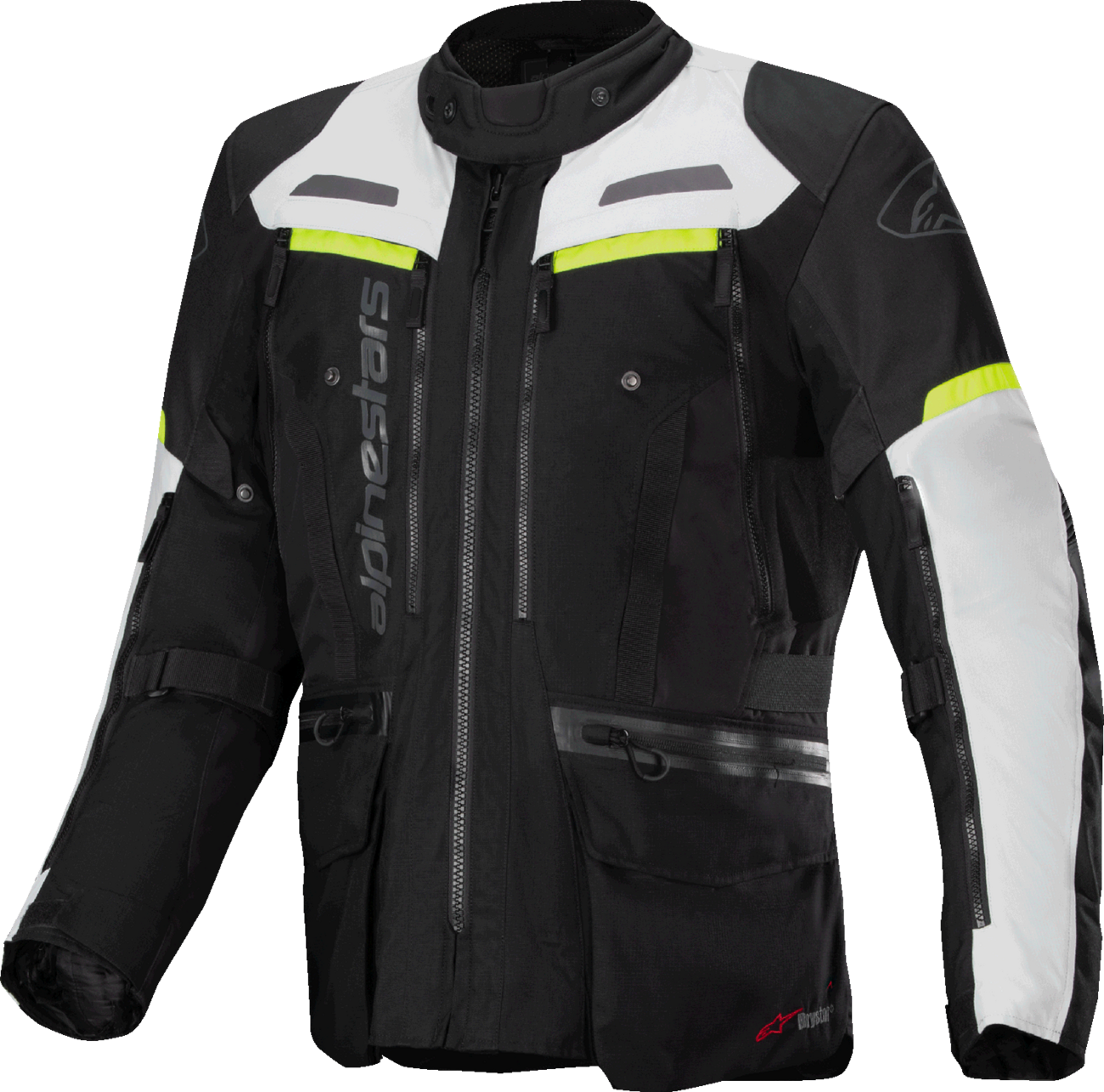 ALPINESTARS Bogota Pro Drystar? Jacket - Dark Black/Ice Gray/Yellow Fluo - Small 3207023-1381-S