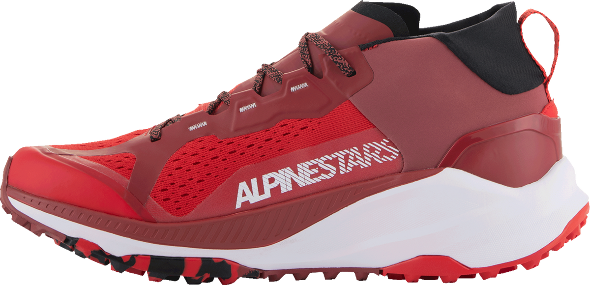 Alpinestars Meta XR v2 Shoes - Bright Red/Dark Red/White